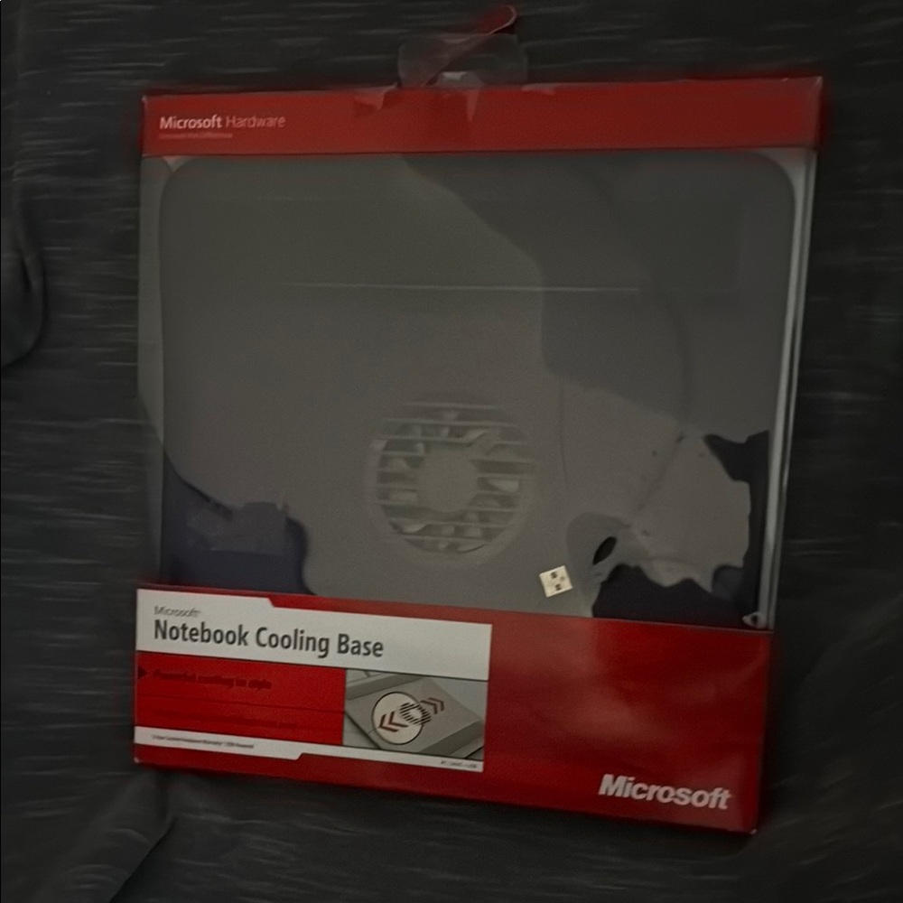 Microsoft notebook cooling pad
Open box new